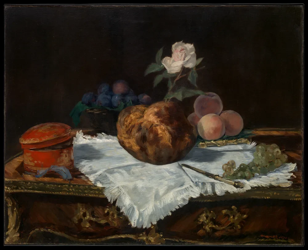Edouard Manet Brioş Kanvas Tablo