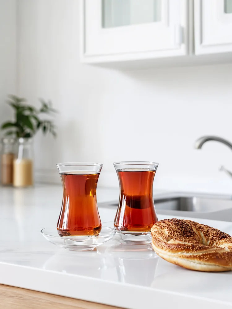Modern Çay Keyfi VI Kanvas Tablo