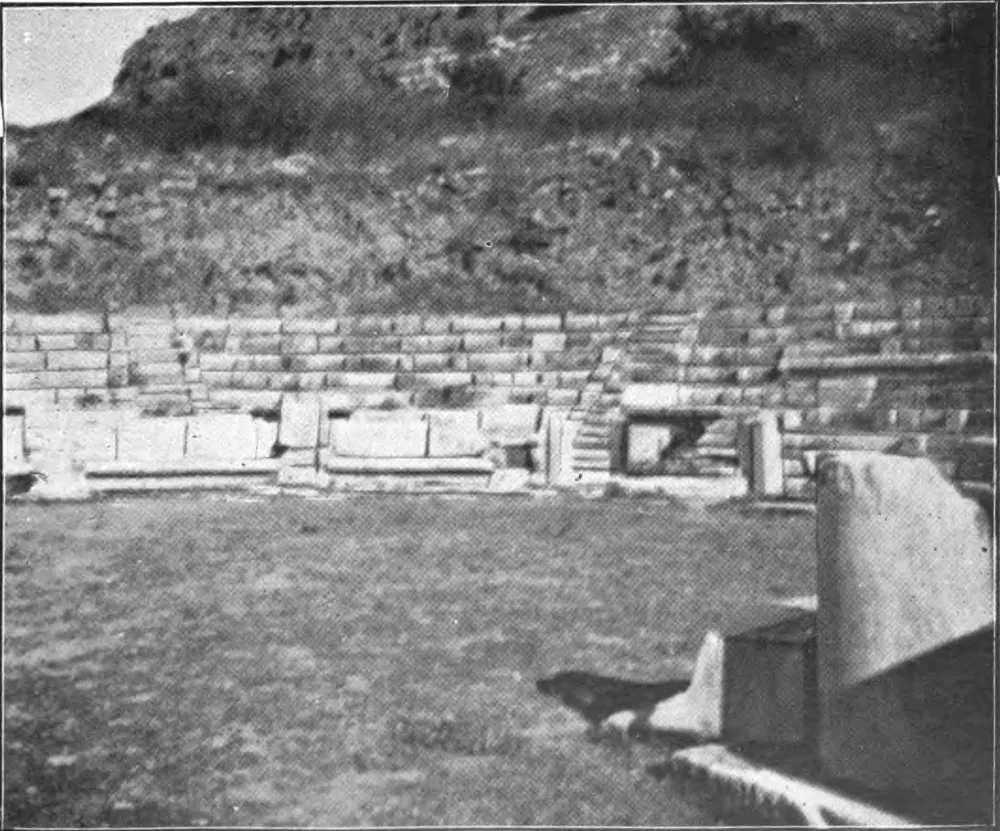 Eski Aydın Fotoğrafı Antik Tiyatro Sahnesi Kanvas Tablo