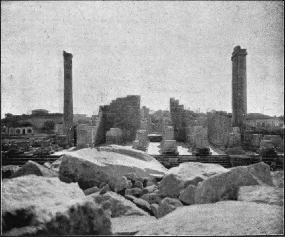 Eski Didim Fotoğrafı Tapınak Kalıntıları Kanvas Tablo