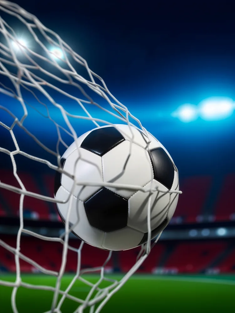 Bordo Mavi Gol Anı Kanvas Tablo