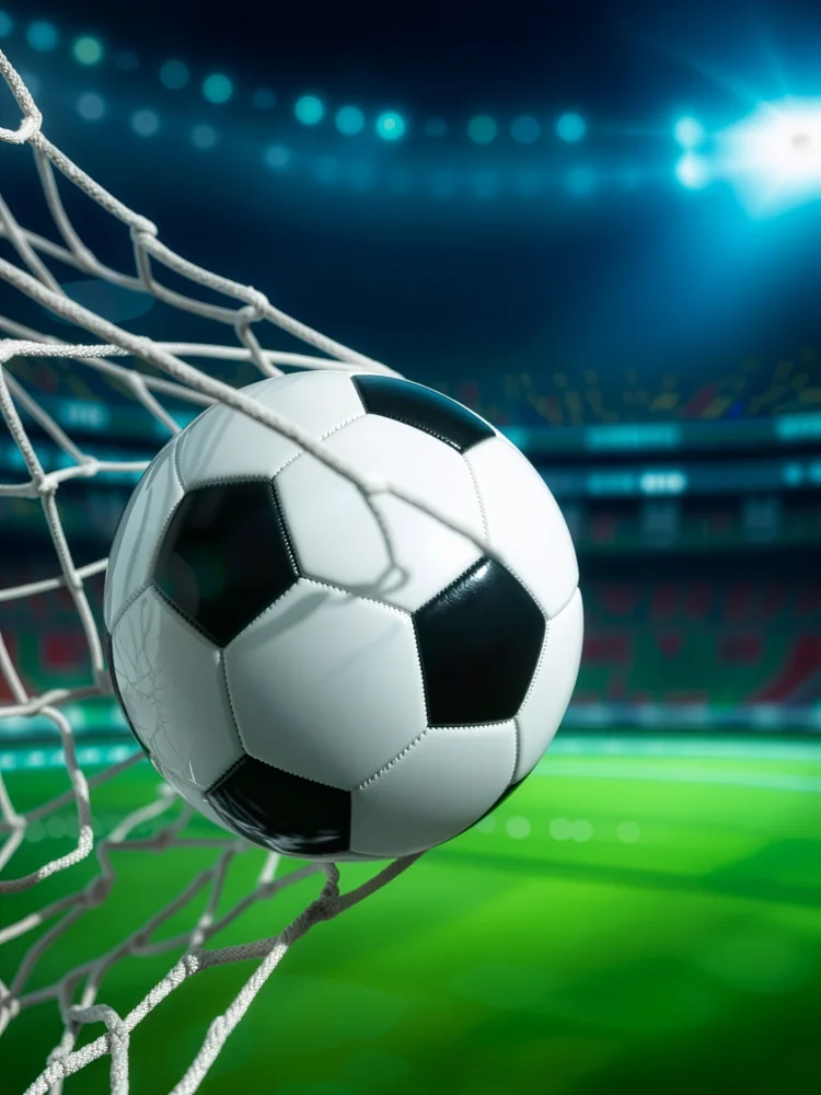 Yeşil Beyaz Gol Anı Kanvas Tablo