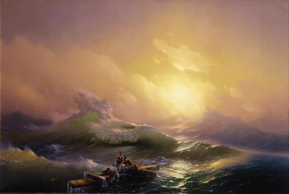 Ayvazovski Dokuzuncu Dalga Kanvas Tablo