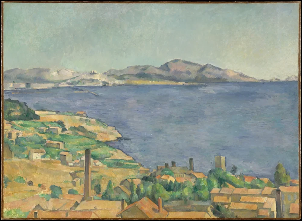 Cézanne L'Estaque'tan Marsilya Körfezi Kanvas Tablo