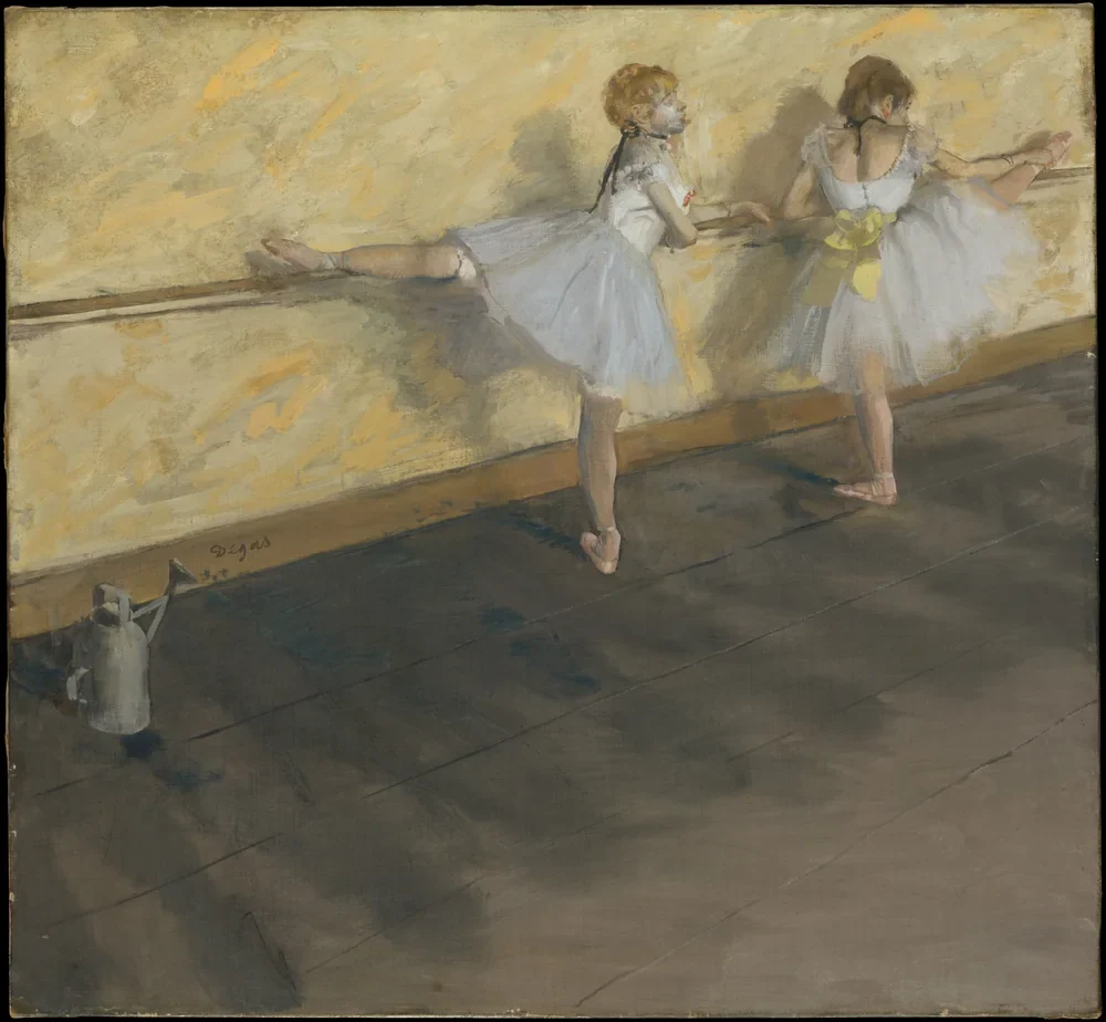 Degas Barda Çalışan Dansçılar Kanvas Tablo