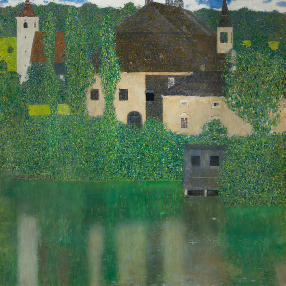 Klimt Attersee’de Kammer Şatosu Kanvas Tablo