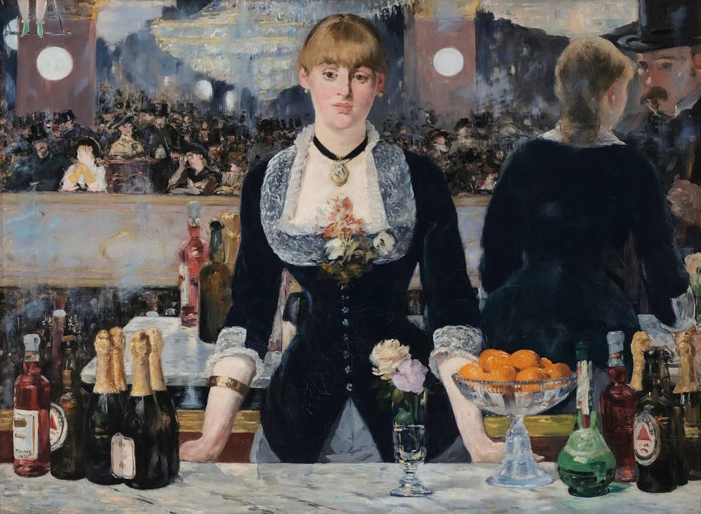 Manet Folies-Bergère’de Bir Bar Kanvas Tablo