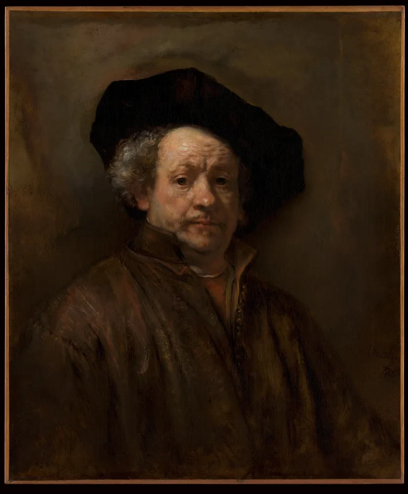Rembrandt Otoportre 1660 Kanvas Tablo