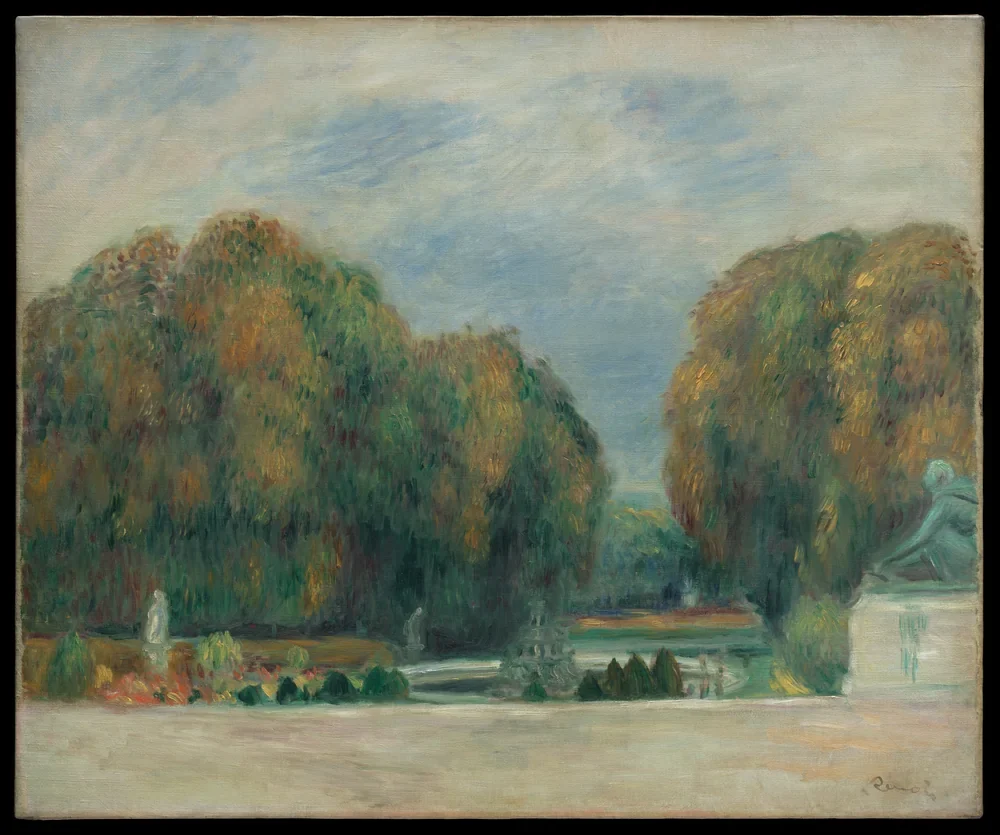 Renoir Versailles Bahçeleri Kanvas Tablo