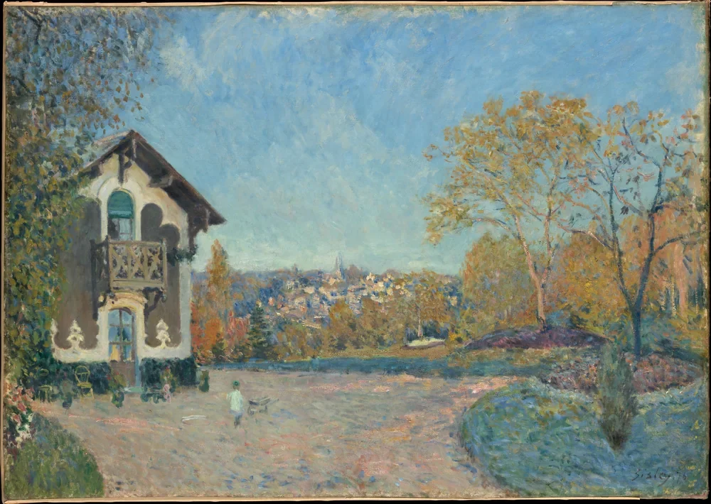 Sisley Marly-le-Roi Manzarası Kanvas Tablo