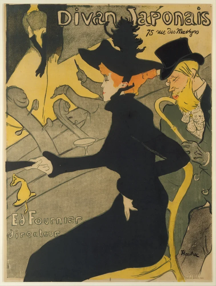 Toulouse-Lautrec Divan Japonais Afişi Kanvas Tablo