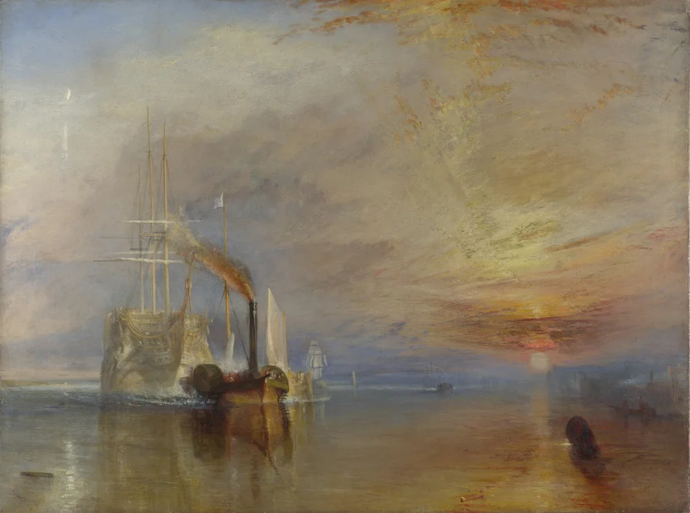 Turner Savaşan Temeraire Kanvas Tablo