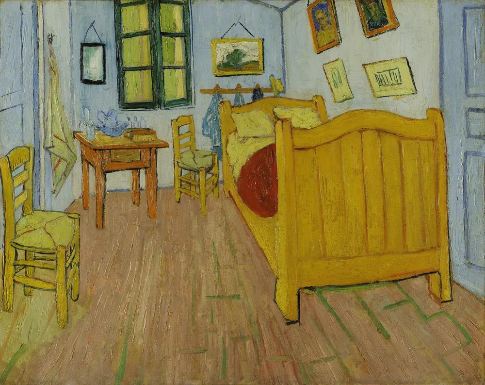 Van Gogh Arles’teki Yatak Odası Kanvas Tablo