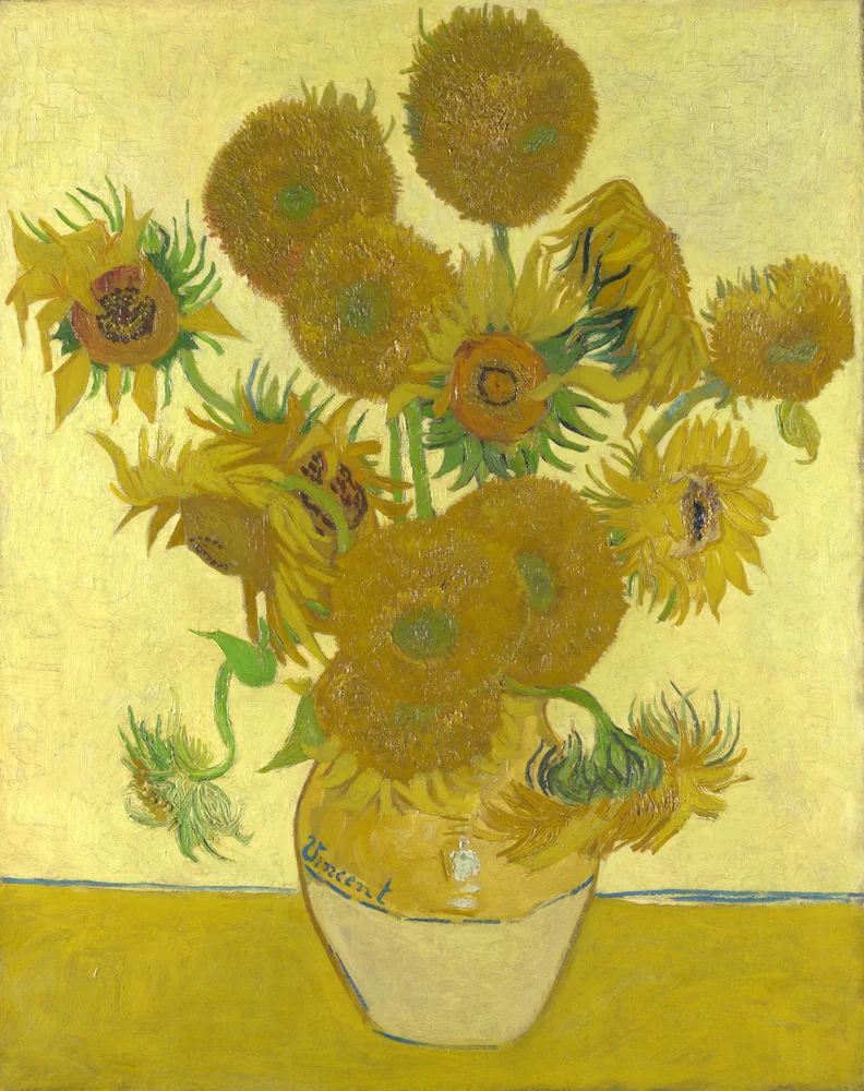 Van Gogh Ayçiçekleri Kanvas Tablo
