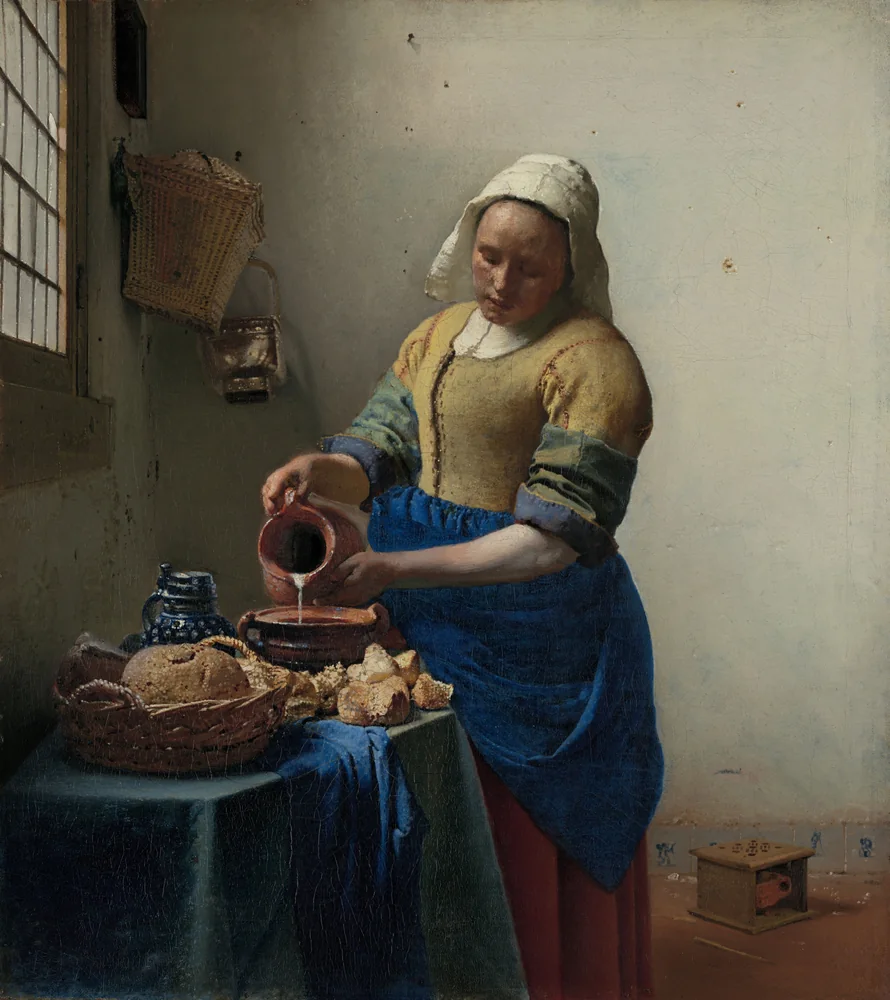 Vermeer Sütçü Kız Kanvas Tablo