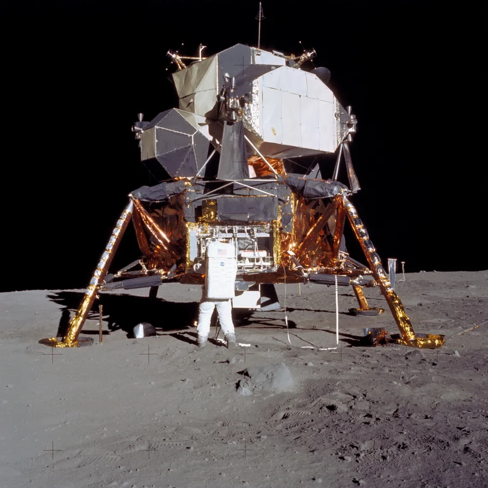 NASA Apollo 11 Apollo 11 Ay Modülü Kartal Kanvas Tablo