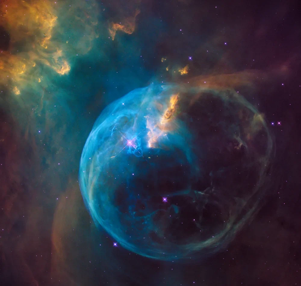 NASA Hubble Kabarcık Bulutsusu Kanvas Tablo