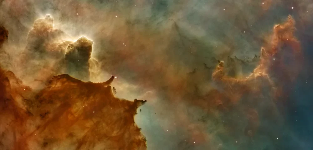 NASA Hubble Karina Bulutsusu Ayrıntısı Kanvas Tablo
