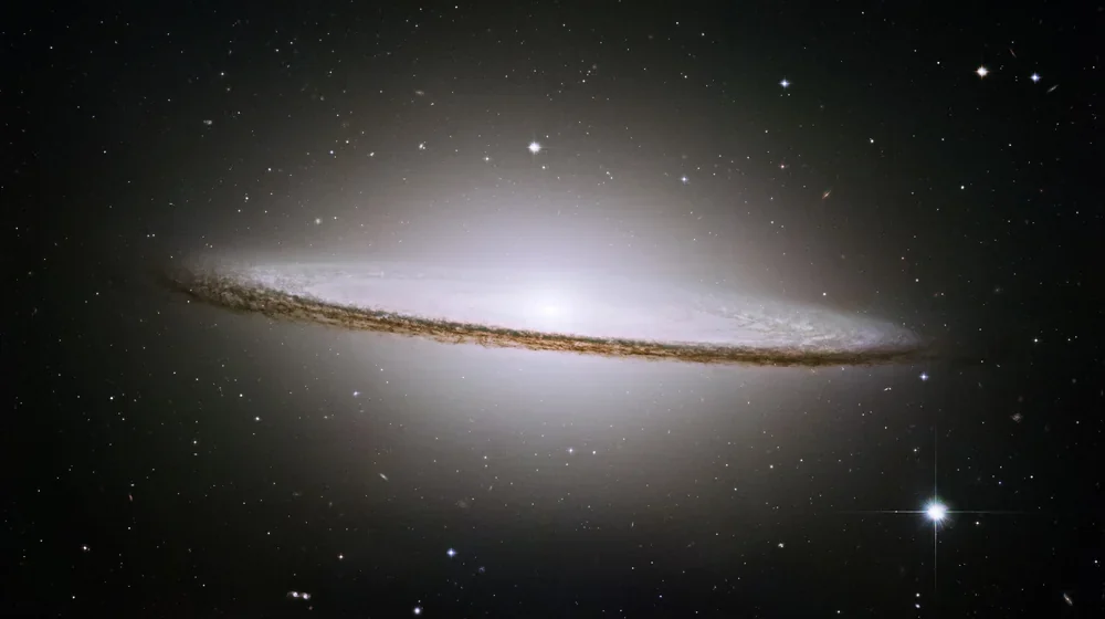 NASA Hubble Sombrero Galaksisi Kanvas Tablo