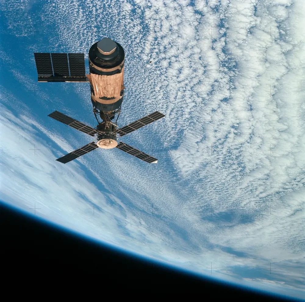 NASA Skylab Dünya Yörüngesinde Skylab Kanvas Tablo