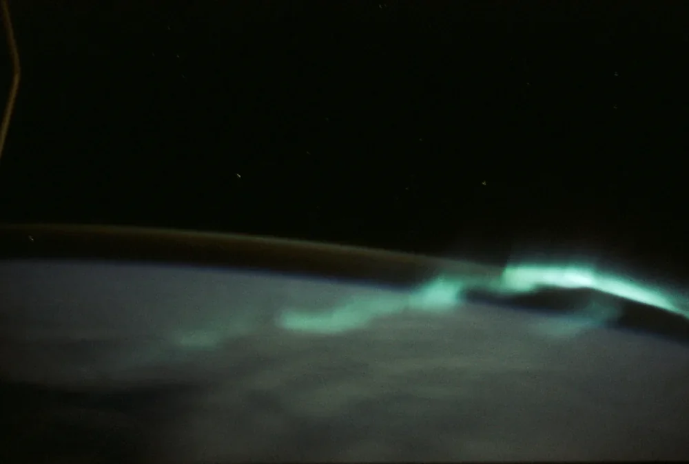 NASA Skylab Güney Kutup Işıkları Şeritleri Kanvas Tablo