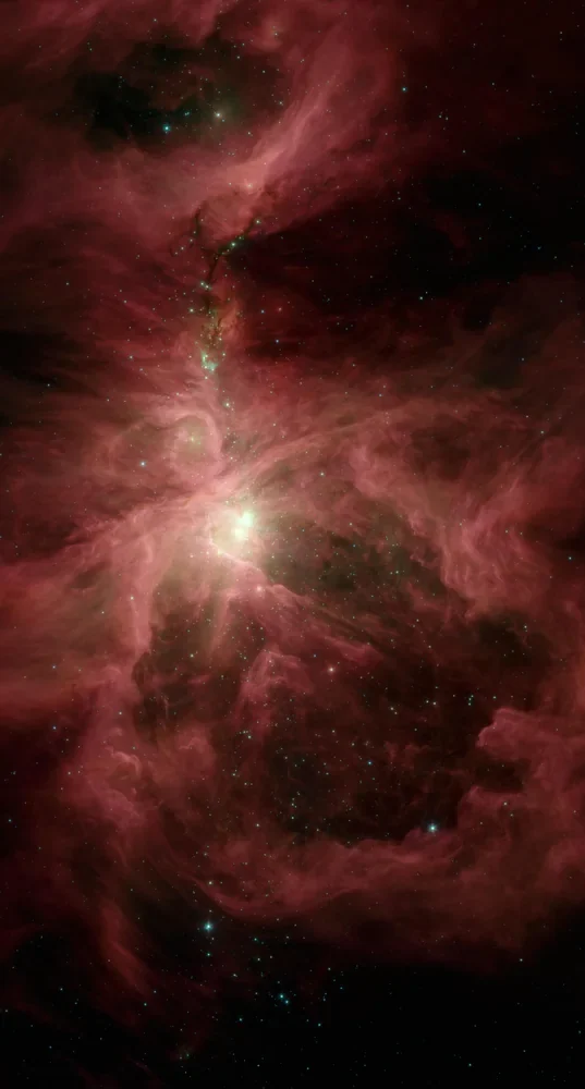 NASA Spitzer Orion Kılıcı Bulutsusu Kanvas Tablo