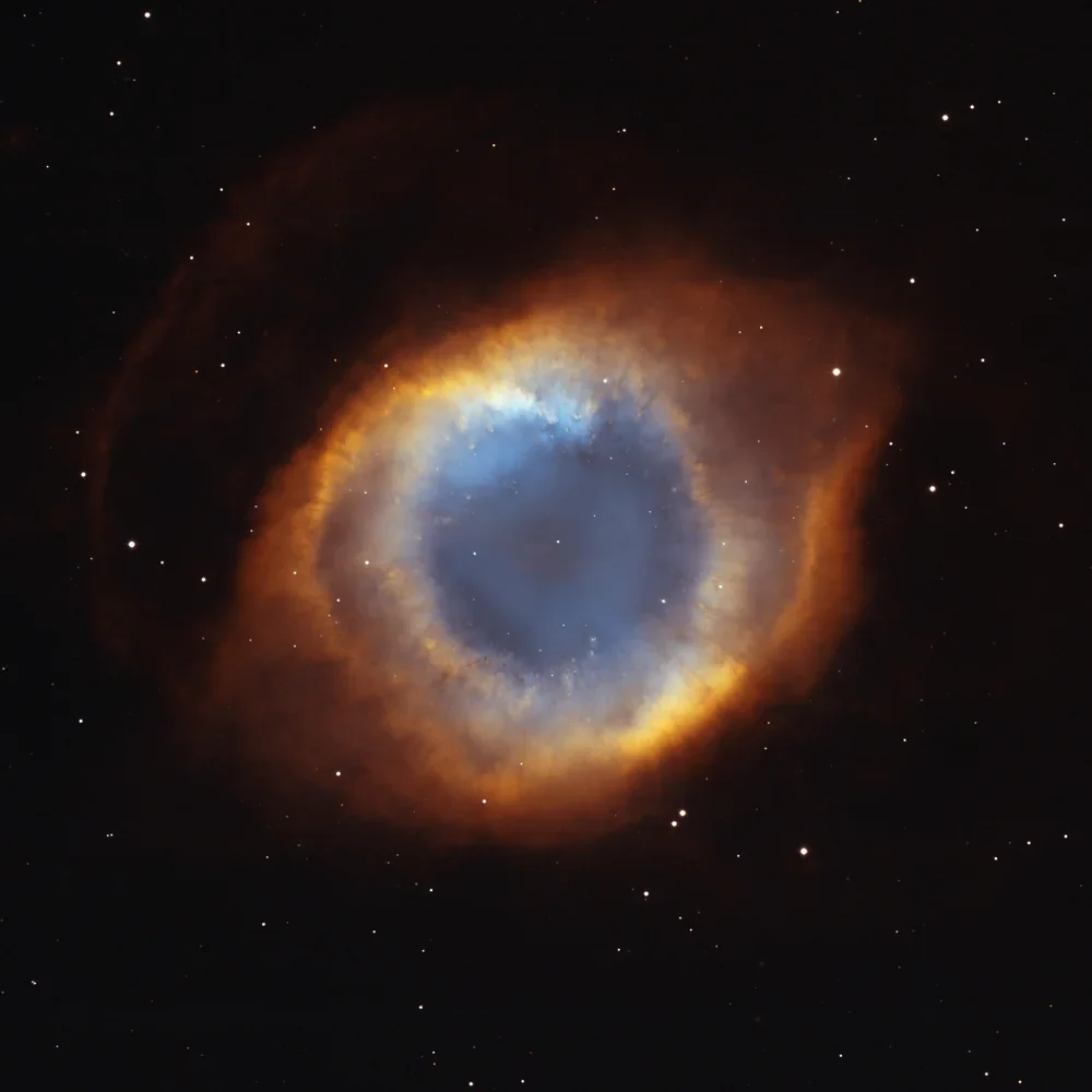 NASA Spitzer Sarmal Bulutsu (Tanrının Gözü) Kanvas Tablo