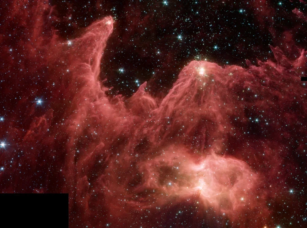 NASA Spitzer Yıldız Fırınları Kanvas Tablo