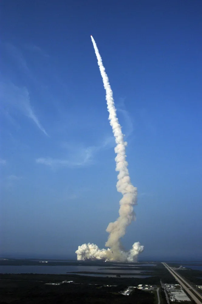 NASA Uzay Mekiği Endeavour Fırlatılışı Kanvas Tablo