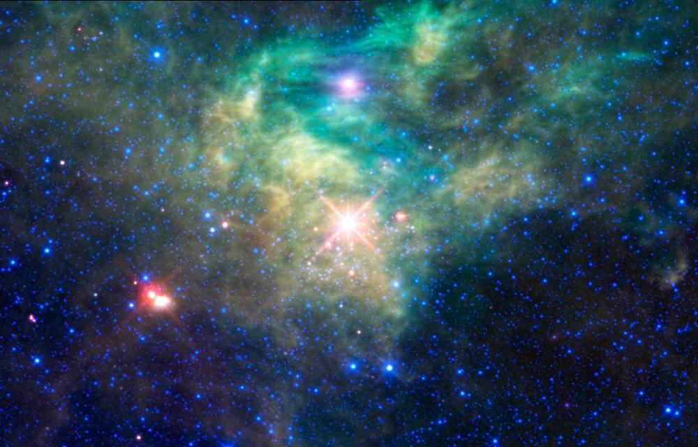 NASA WISE Gizli Yıldız Kümesi Kanvas Tablo