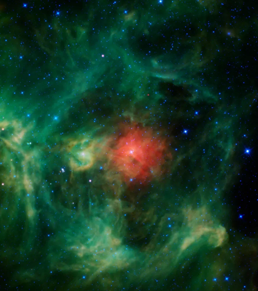 NASA WISE Kozmik Çelenk Kanvas Tablo
