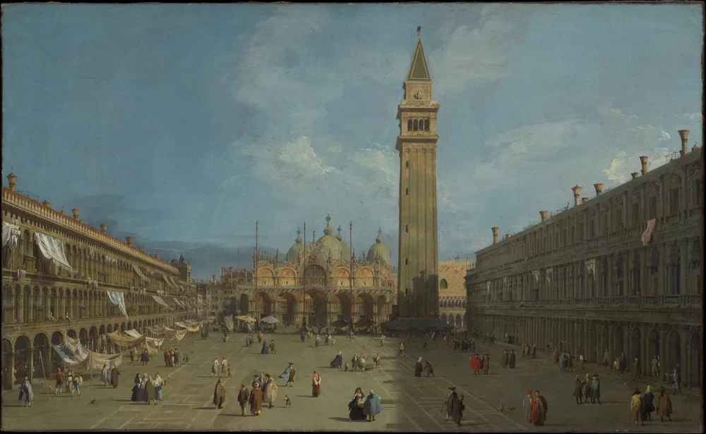 Canaletto San Marco Meydanı Kanvas Tablo
