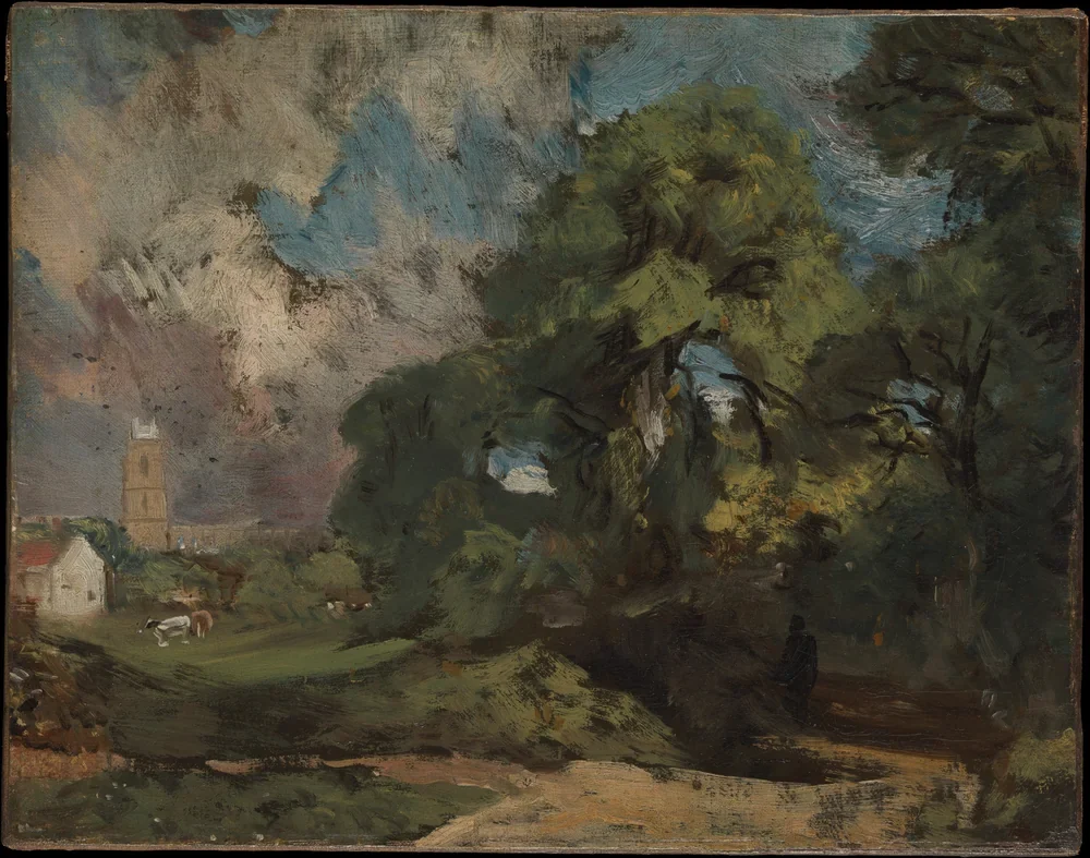Constable Stoke-by-Nayland Kanvas Tablo