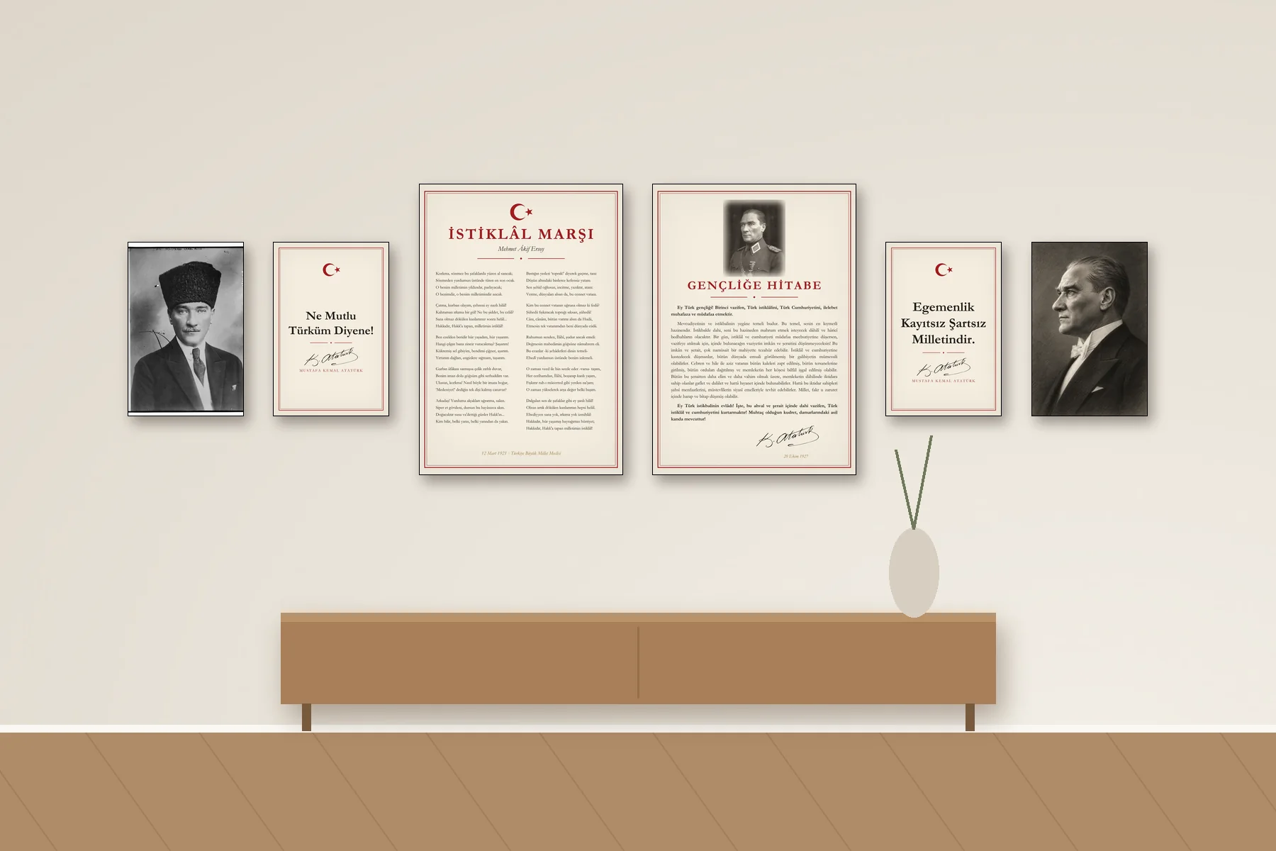 Atatürk Köşesi 6'lı Set
