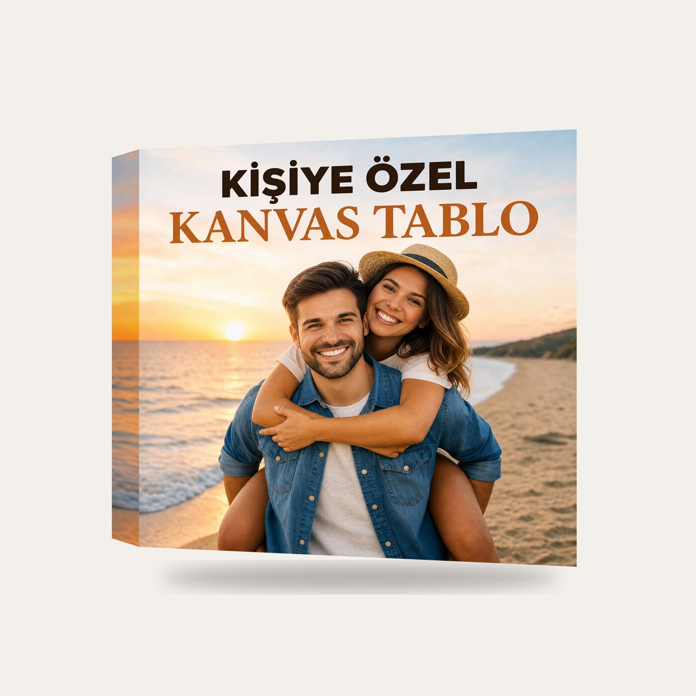 Kişiye Özel Fotoğraf Baskılı Kanvas Tablo — 3 boyutlu görünüm