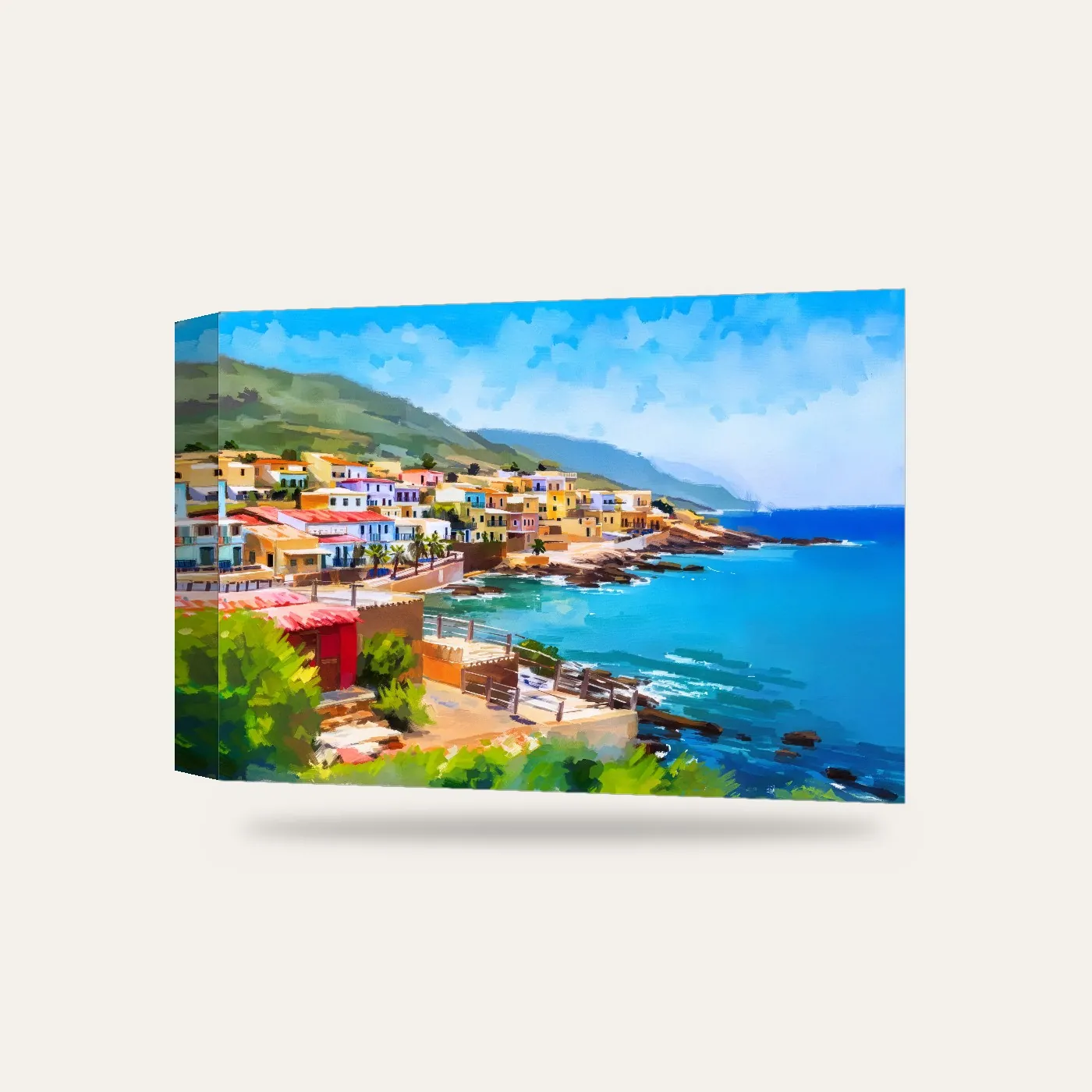Amasra Kanvas Tablo — 3 boyutlu görünüm