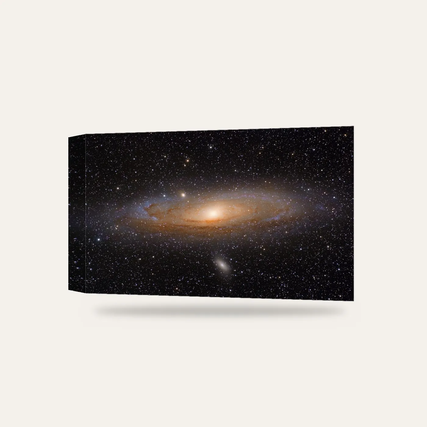 Andromeda Galaksisi Kanvas Tablo — 3 boyutlu görünüm