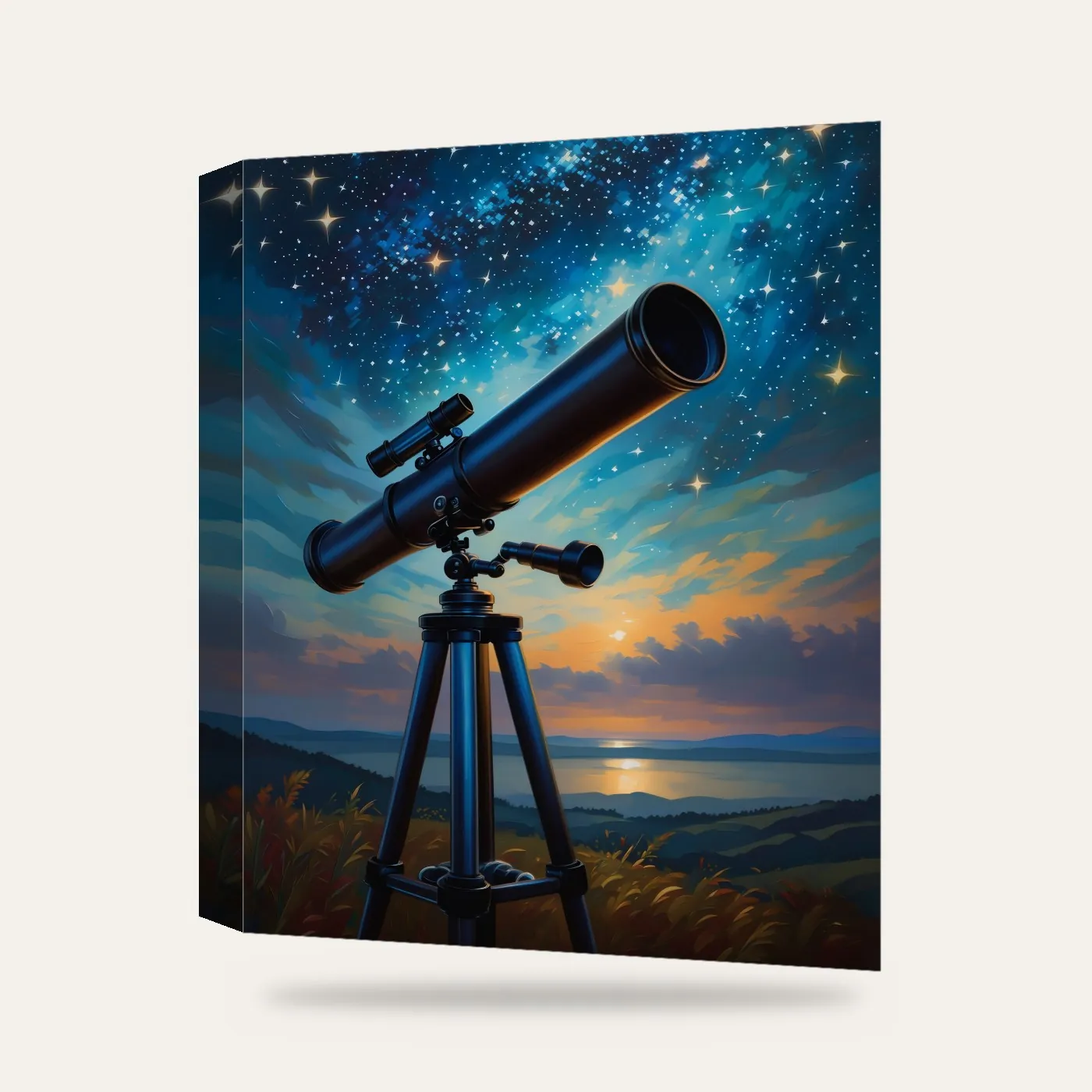 Astronomi Kanvas Tablo — 3 boyutlu görünüm