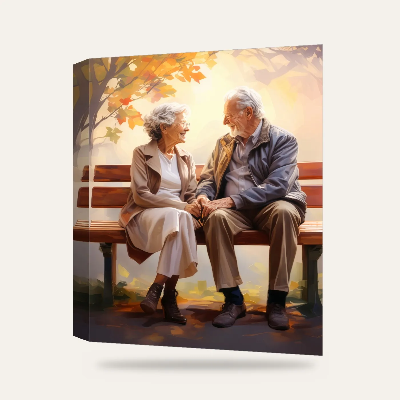 Bir Ömür Birlikte Kanvas Tablo — 3 boyutlu görünüm