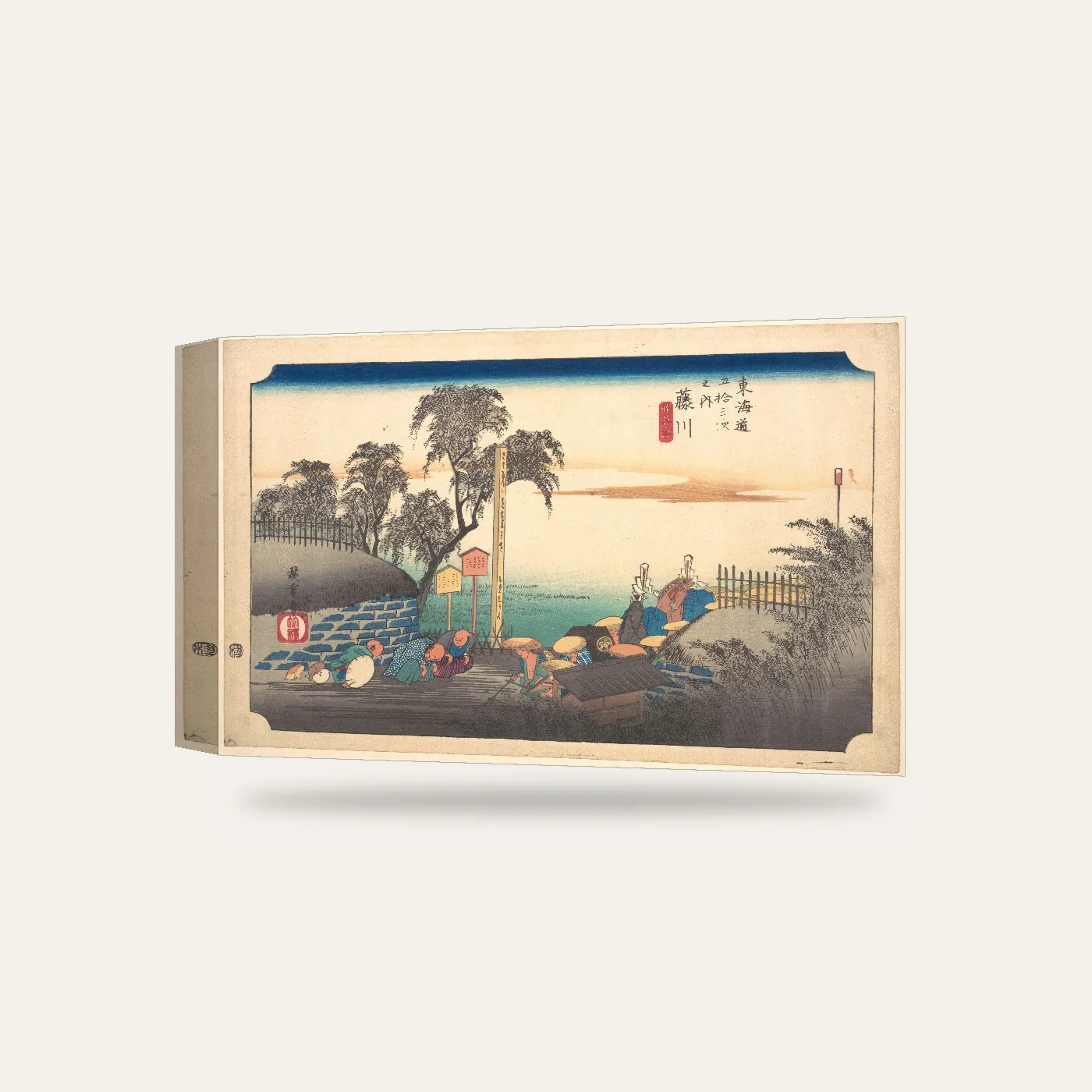 Hiroshige Fujikawa'da Sınır Kapısı Kanvas Tablo — 3 boyutlu görünüm