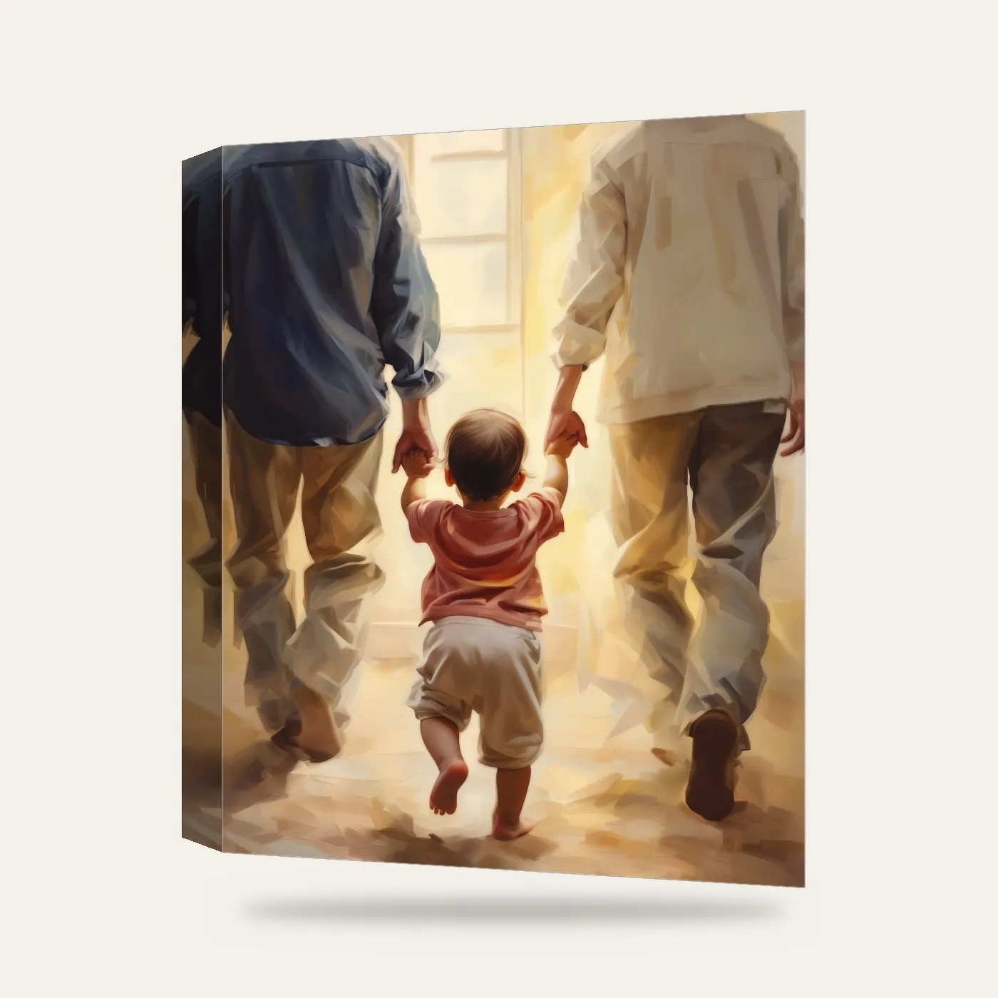 İlk Adım Kanvas Tablo — 3 boyutlu görünüm