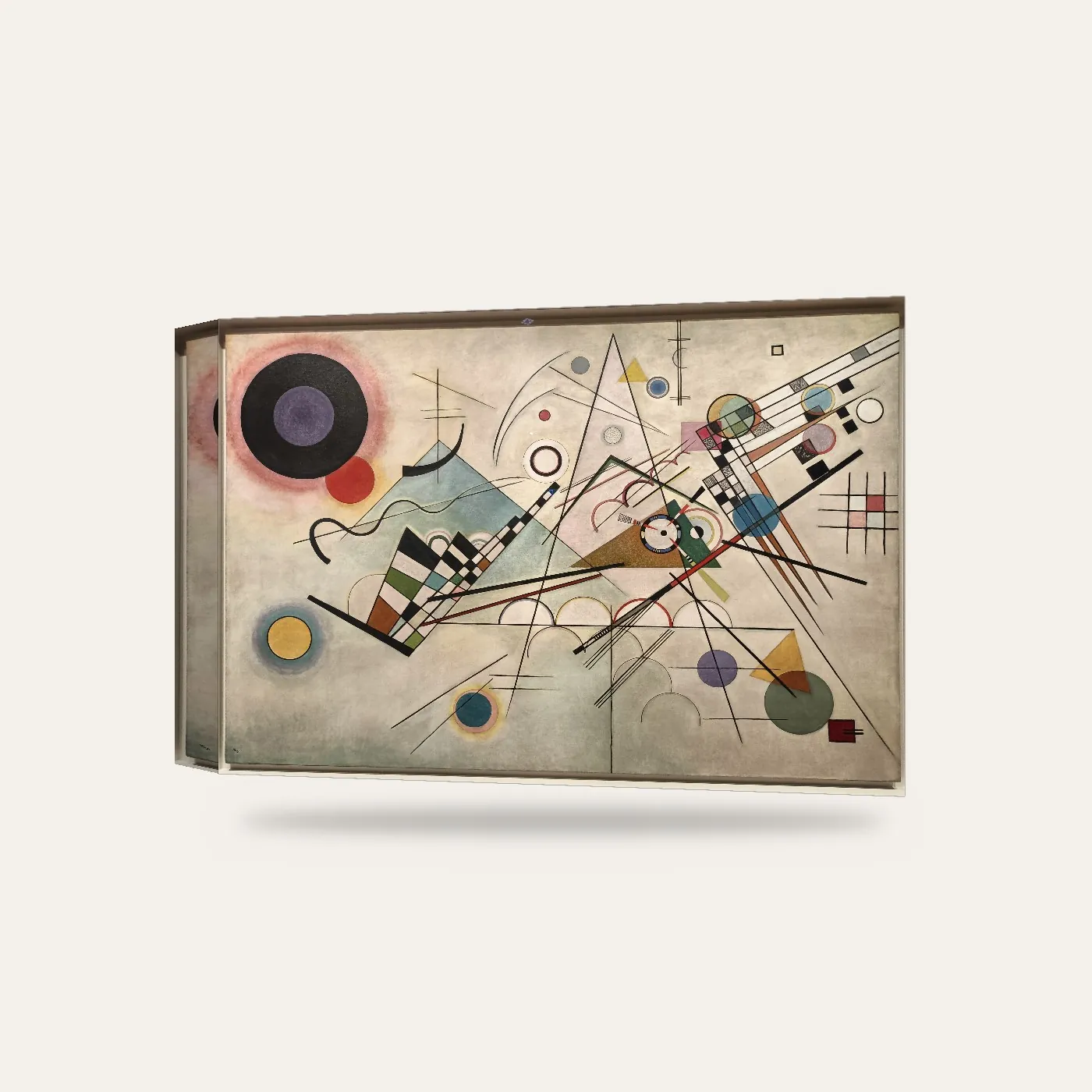 Kandinsky Kompozisyon VIII Kanvas Tablo — 3 boyutlu görünüm