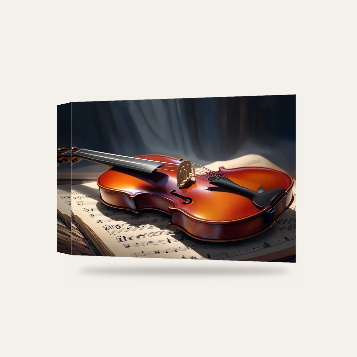 Kemanlı Konser Kanvas Tablo — 3 boyutlu görünüm