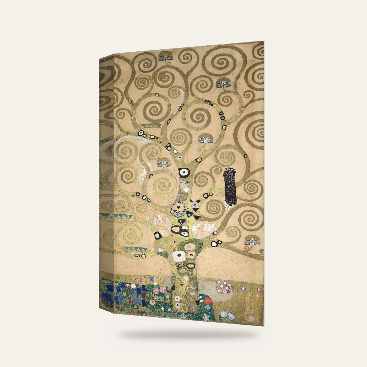 Klimt Hayat Ağacı Kanvas Tablo — 3 boyutlu görünüm