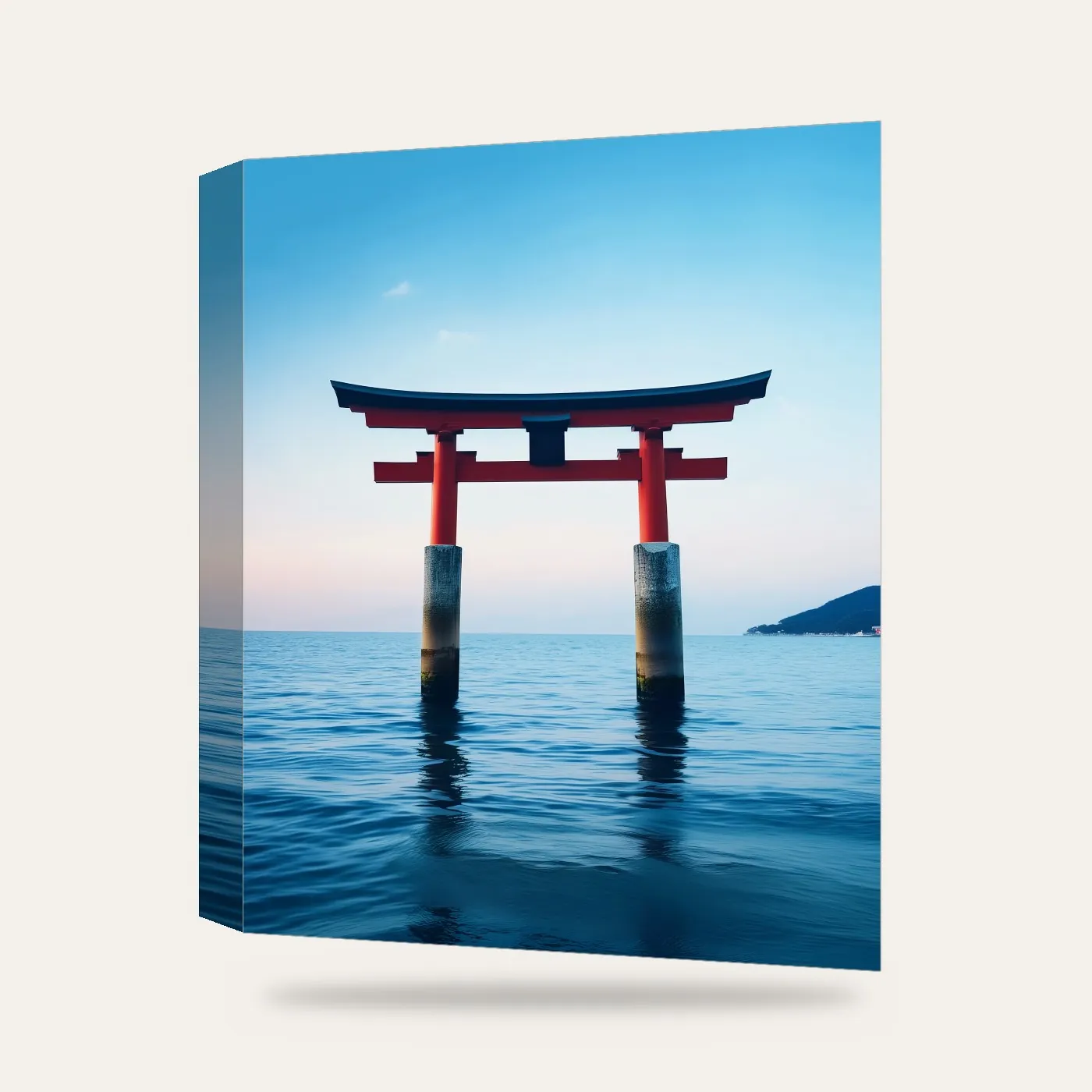 Modern Torii Kapısı Kanvas Tablo — 3 boyutlu görünüm