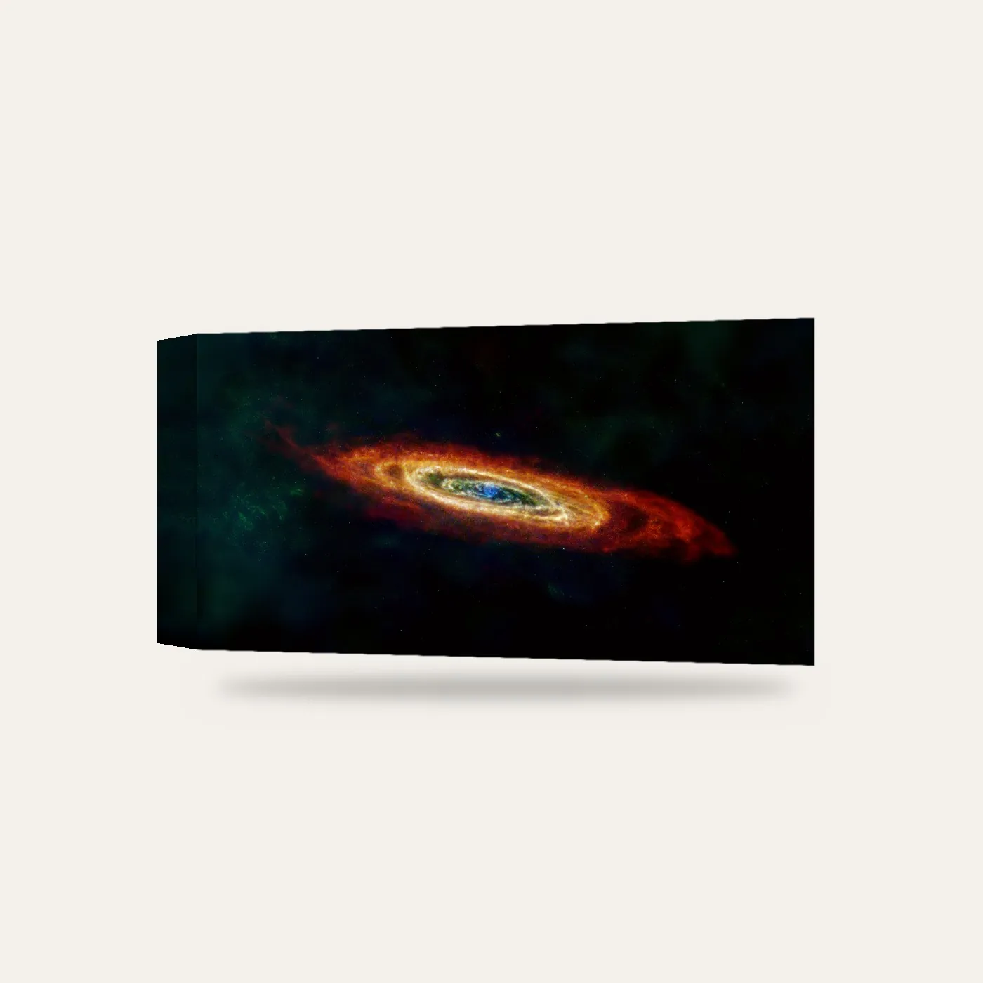 NASA Andromeda Galaksisi Çok Dalgaboyu Kanvas Tablo — 3 boyutlu görünüm