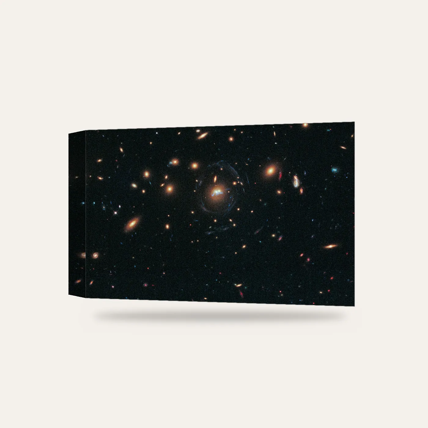 NASA Hubble Galaksiler Arası Yıldız Köprüsü Kanvas Tablo — 3 boyutlu görünüm