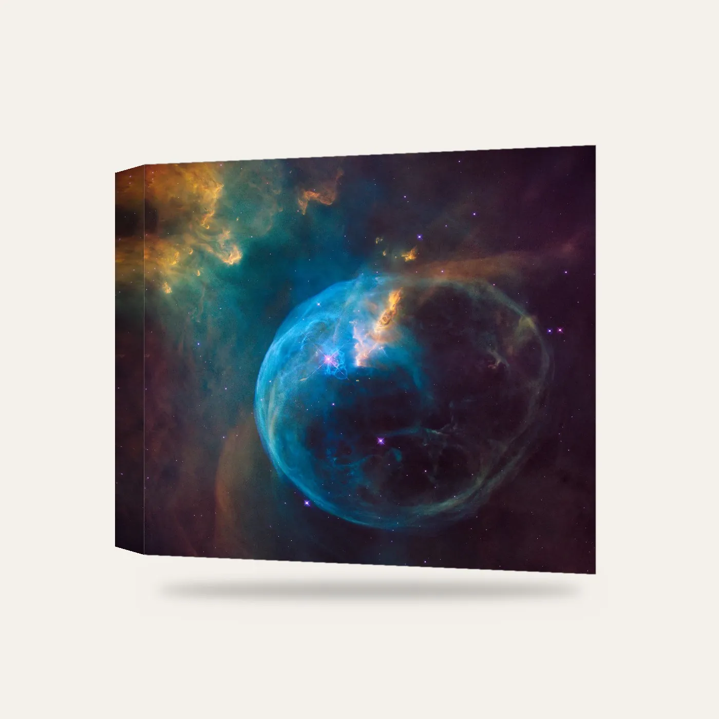 NASA Hubble Kabarcık Bulutsusu Kanvas Tablo — 3 boyutlu görünüm