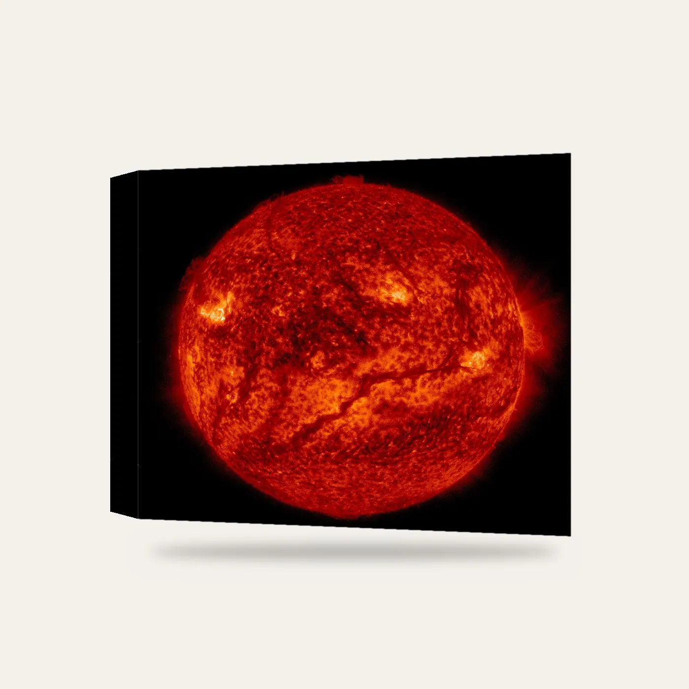 NASA SDO Güneş'te Dev Filament Kanvas Tablo — 3 boyutlu görünüm