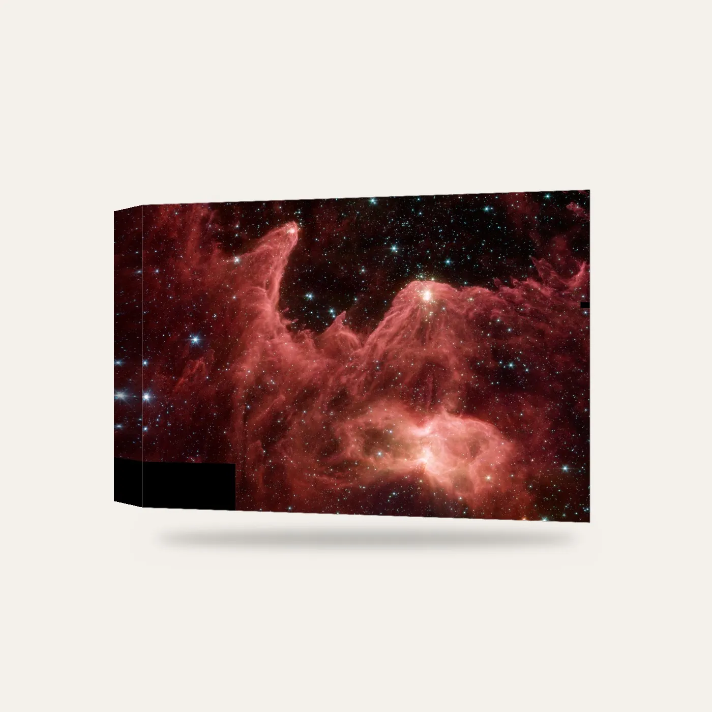 NASA Spitzer Yıldız Fırınları Kanvas Tablo — 3 boyutlu görünüm